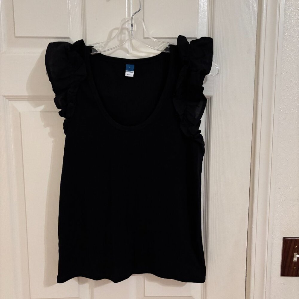 Old Navy Eyelet Sleeve Tank - L